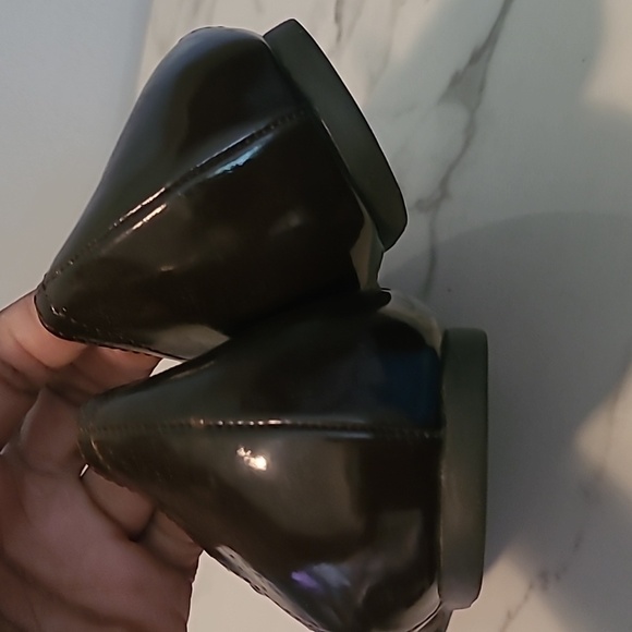 Coach Callie Leopard Print Brown Patent Leather Ballet Flats Shoes Slippers 10B - Picture 10 of 11